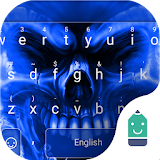 Blue Skeleton Emoji Keyboard icon