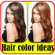 Hair color ideas for brunette women & blonde