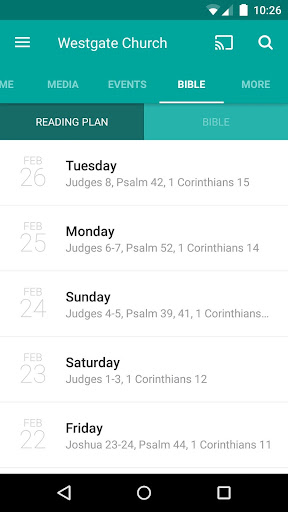 Westgate Church App Screen 3