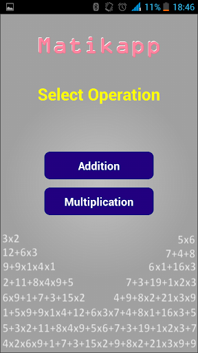 Matikapp Screen 2