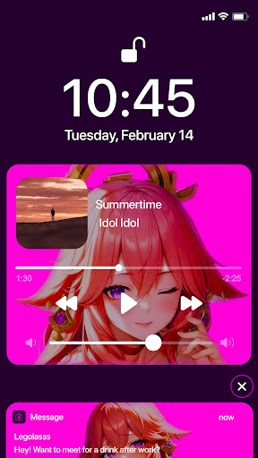 Wow Yae Mikoo Theme, Icon Pack Screen 3