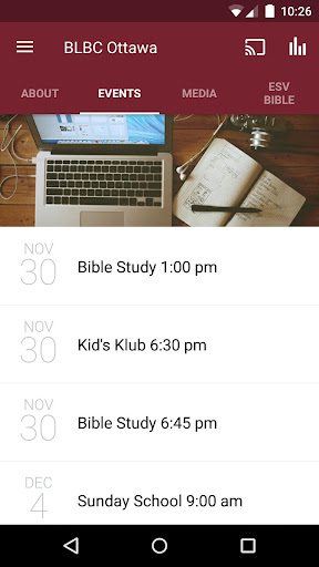 Screenshot of Bethel Lutheran Ottawa