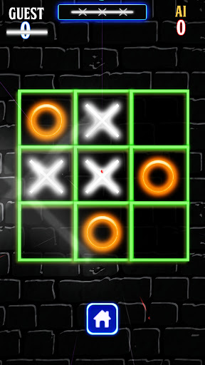 Android application Tic Tac Toe 2 Player screenshort
