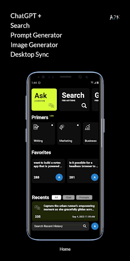 ASK ChatBot, Prompt Generator Screenshot 1 - AppWisp.com