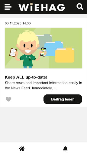 Android application WIEConnect screenshort