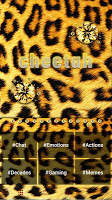 screenshot of Cheetah Kika Keyboard Theme