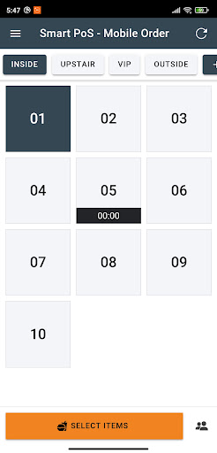 Android application Smart POS - Mobile Order screenshort