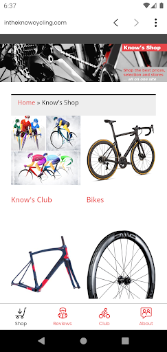 In The Know Cycling Screen 2