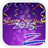 Happy new year 2015 - ZERO icon