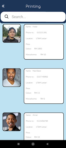 Android application U-Deal screenshort