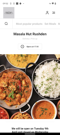 Android application Masala Hut Rushden screenshort