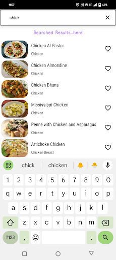 Kitchz recipe app Screenshot