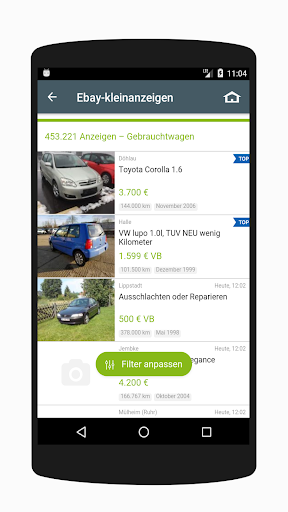 Gebrauchtwagen Deutschland Screen 2
