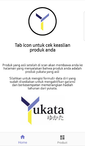 Android application Yukata Indonesia screenshort
