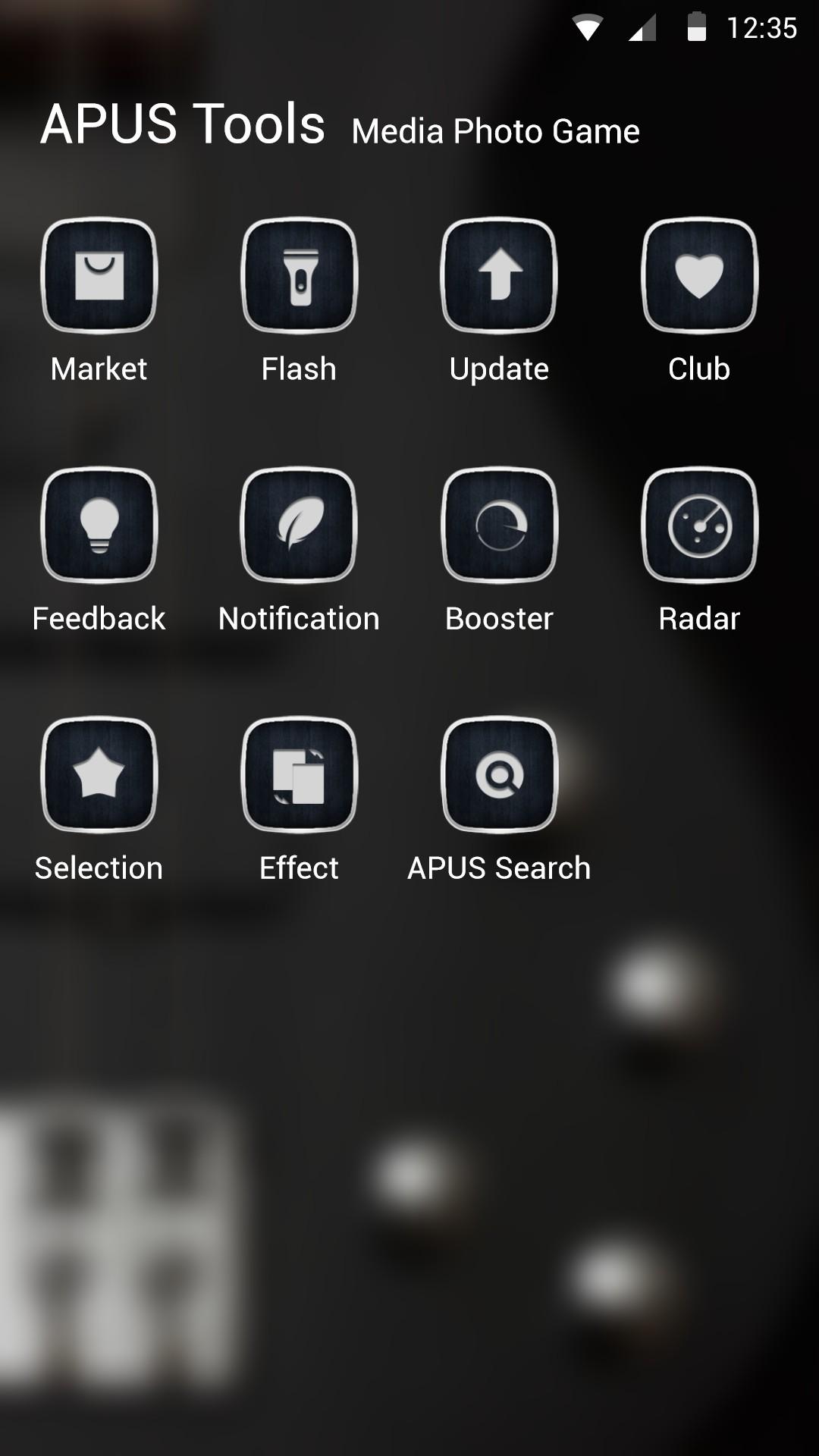 Android application Metal Rock-APUS Launcher theme screenshort