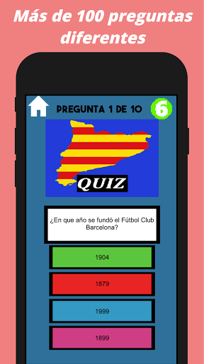 Android application Cataluña Quiz Game screenshort