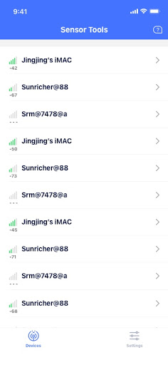 Android application Smart Sensor Tools screenshort
