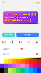 Color Text-Stickers&keyboard
