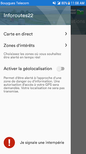 Inforoutes22 Screen 2