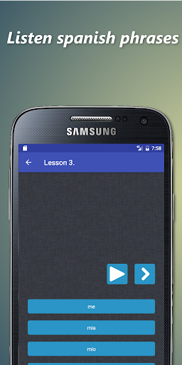 Spanish intermediate learning Screen 2