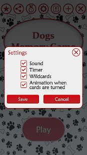 Dogs Memory Game