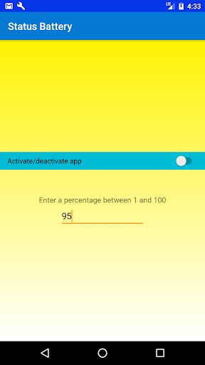 Battery Status Screen 2