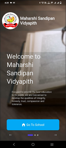 Android application Maharshi Sandipan Vidyapith screenshort