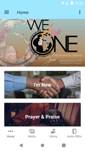 Android application We Are One CF screenshort