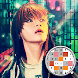 Pixel Art Color By Number BTS icon
