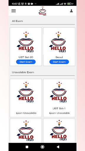 Android application Hello EPS Korea screenshort