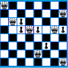 Chess Queen and Pawn Problem 1.2