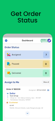 Tech Ecommerce Delivery Screen 2