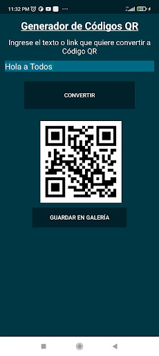 Creador de QR Screen 2
