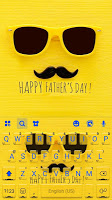 screenshot of Happy Fathers Day Keyboard Bac