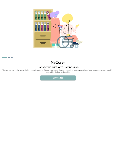 MyCarer 24/7 Screen 3