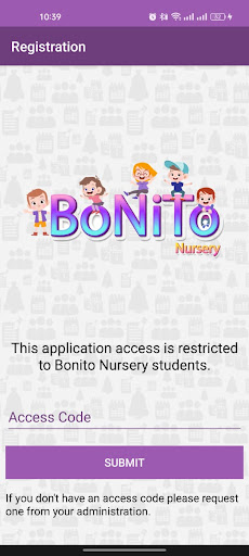 Android application Bonito nursery screenshort