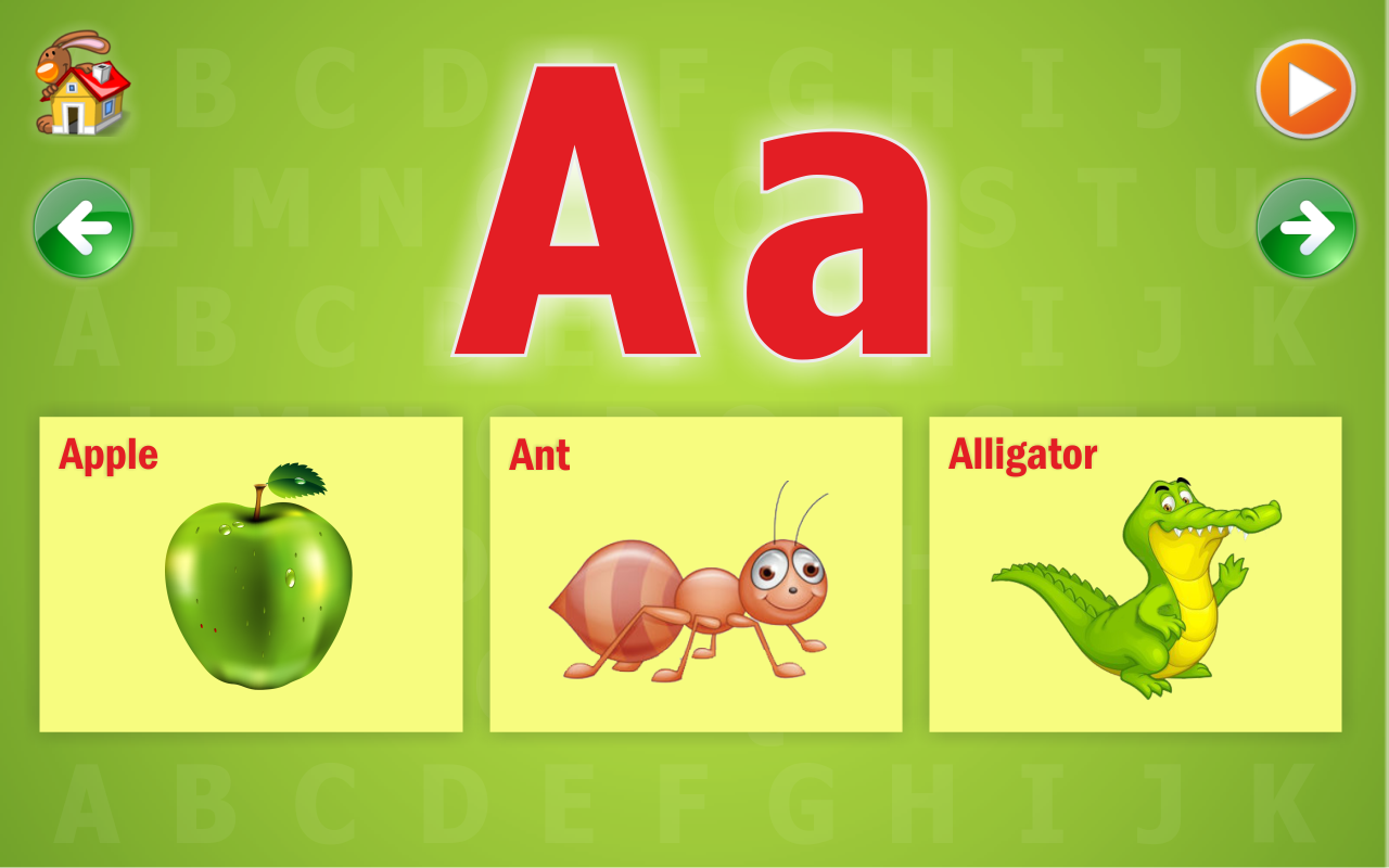 Android application Alphabet for kids (ABC) screenshort