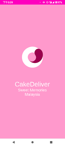 Android application CakeDeliver Cake Delivery screenshort
