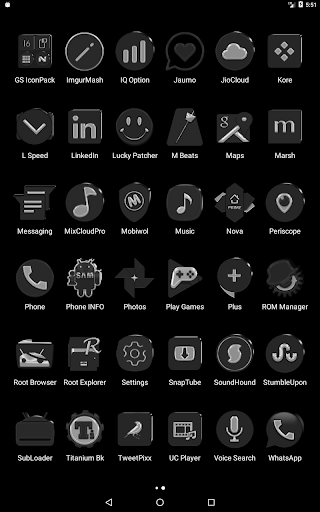Grayscale Icon Pack