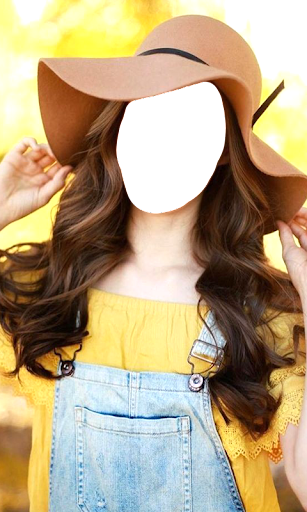 Android application Girls Cap Photo Editor screenshort