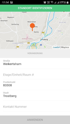 Android application Uno Pizza Edling screenshort
