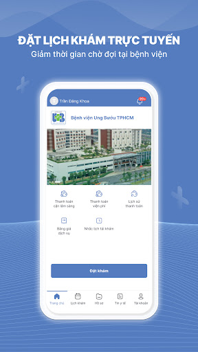 BV Ung Bướu - Đặt khám Screen 3