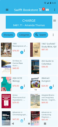 Android application Krossroads Commerce OS screenshort
