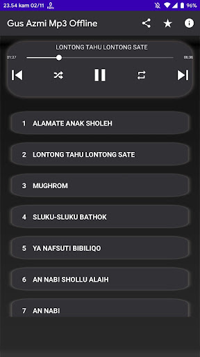 Gus Azmi Mp3 Offline Screen 3