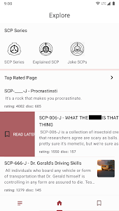 Only SCP: A SCP READER