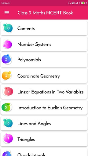 Class 9 Maths NCERT Book Screen 2