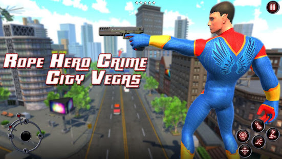 Rope Amazing Hero Crime City Simulator 3 APK screenshots 2