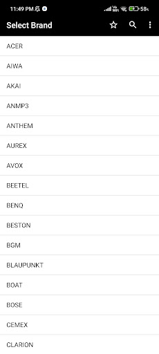 Android application Home Theatre Remotes screenshort