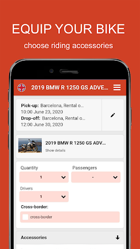 Moto Roads Rentals Screen 3