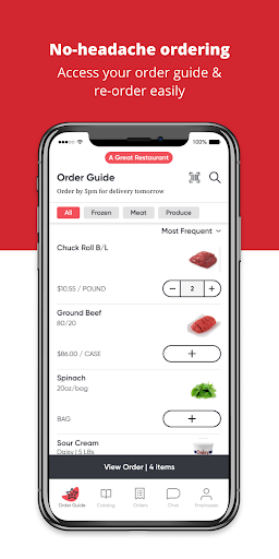 Android application Schenck Foods screenshort